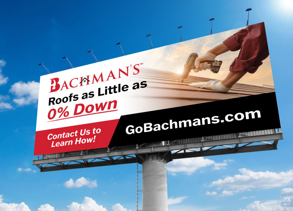 Bachman's Roofing Billboard
