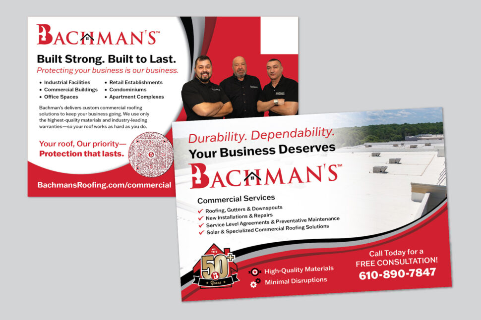 Bachman's Roofing Commercial Direct Mailer