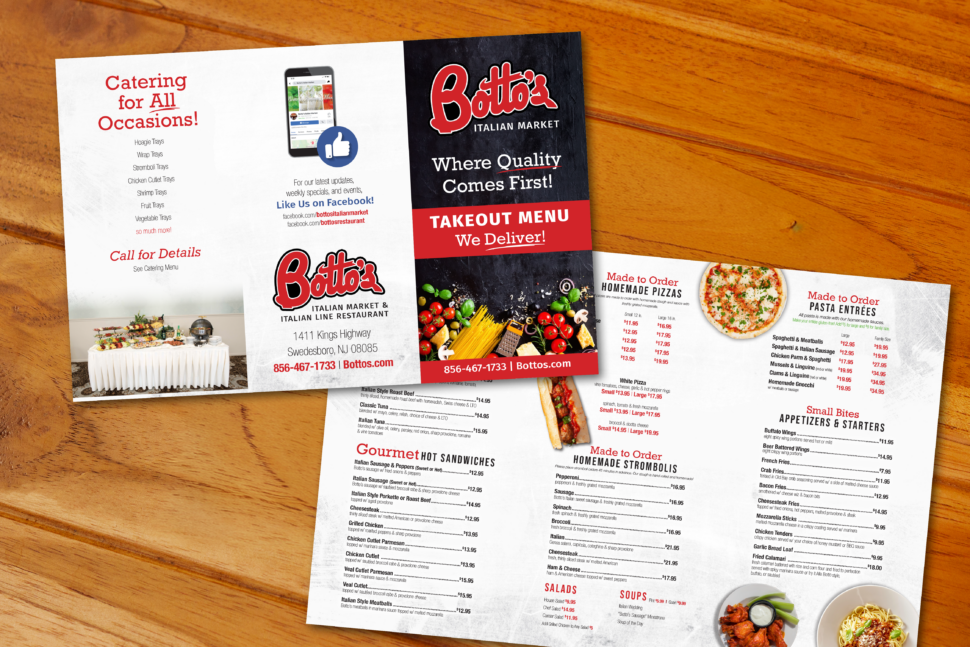 Botto's Italian Market Takeout Menu