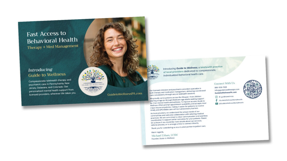 Guide to Wellness Direct Mailer