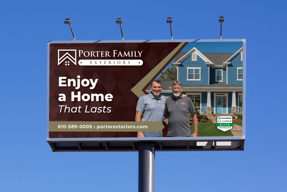 Porter Family Exteriors Billboard