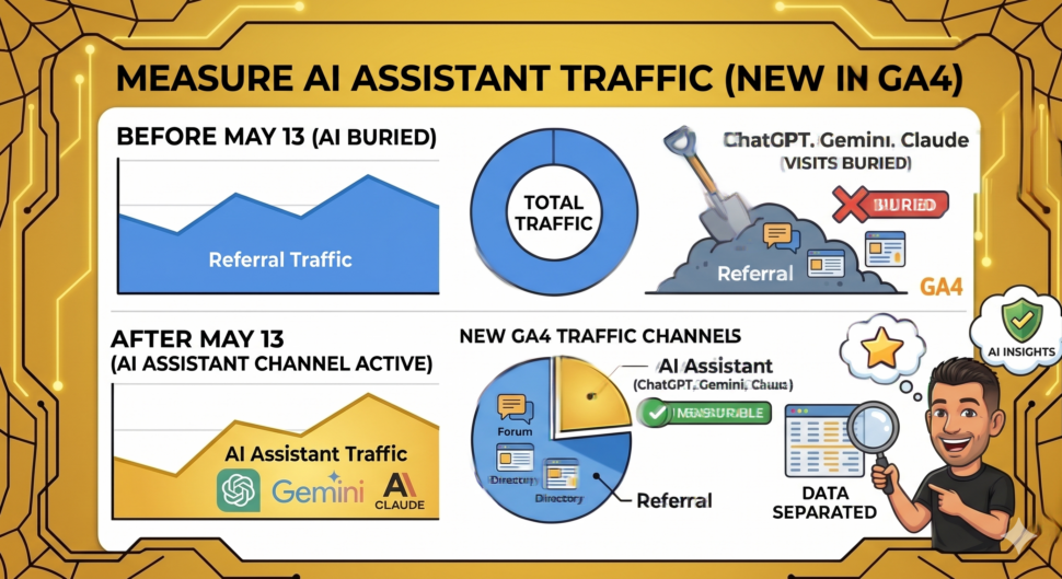 AI Assistant Traffic Source in GA4